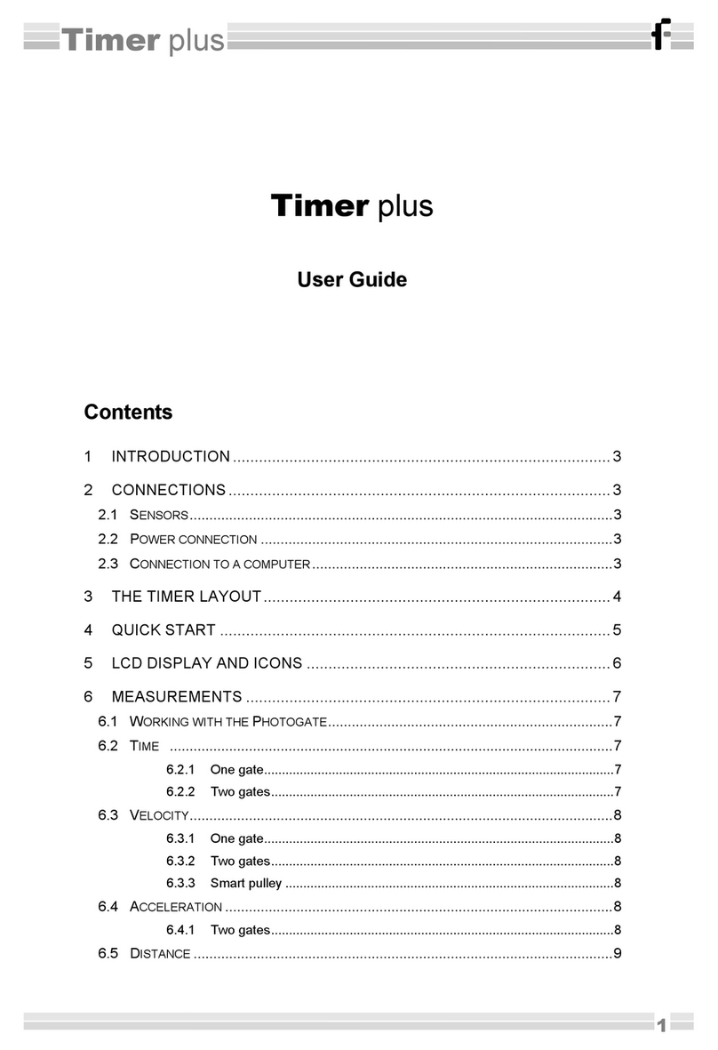 Fourier Timer plus Manuale utente Fourier Timer plus Manuale utente
