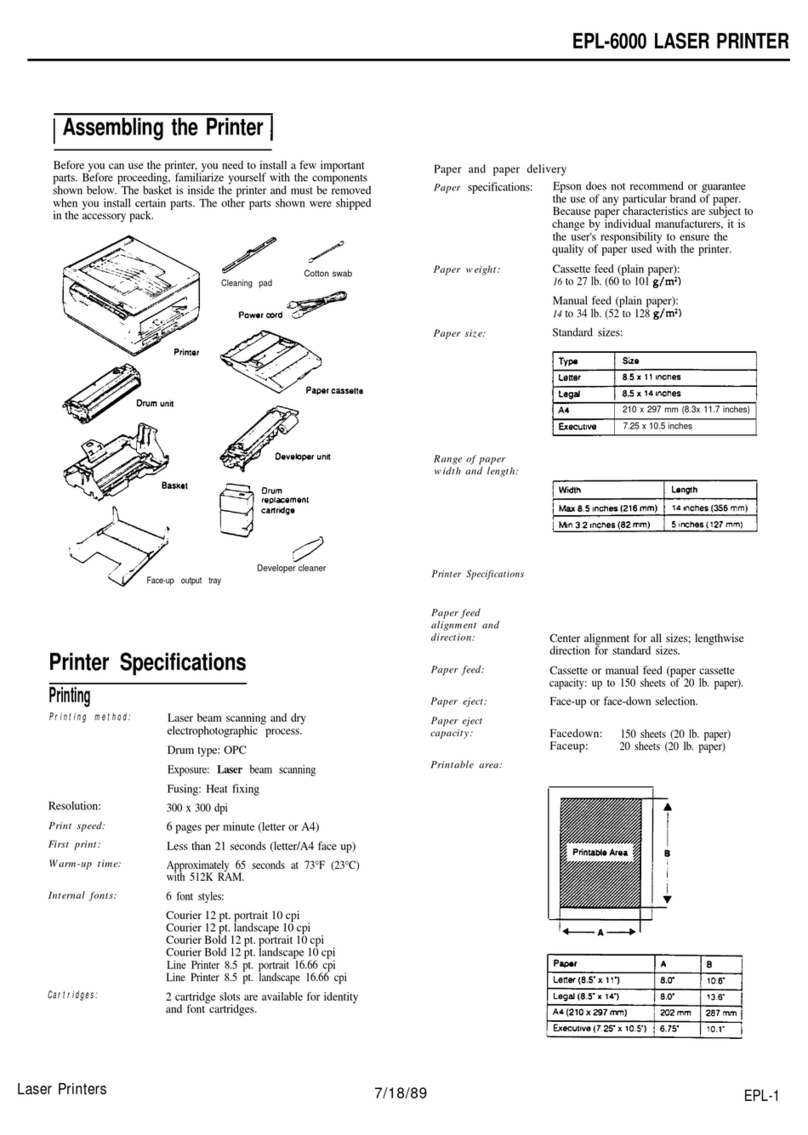 Epson EPL-6000 Manuale utente