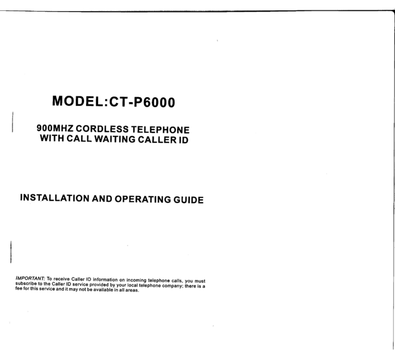 COBY electronics CT-P6000 Manuale utente