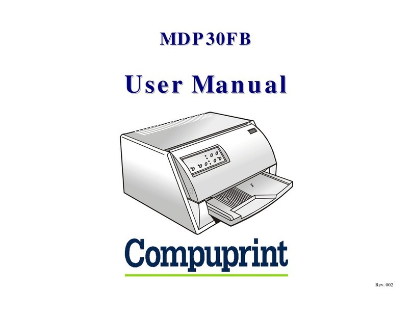Compuprint MDP 30FB Manuale utente