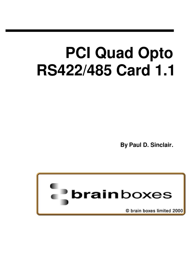 Brainboxes CC-368 Manuale utente
