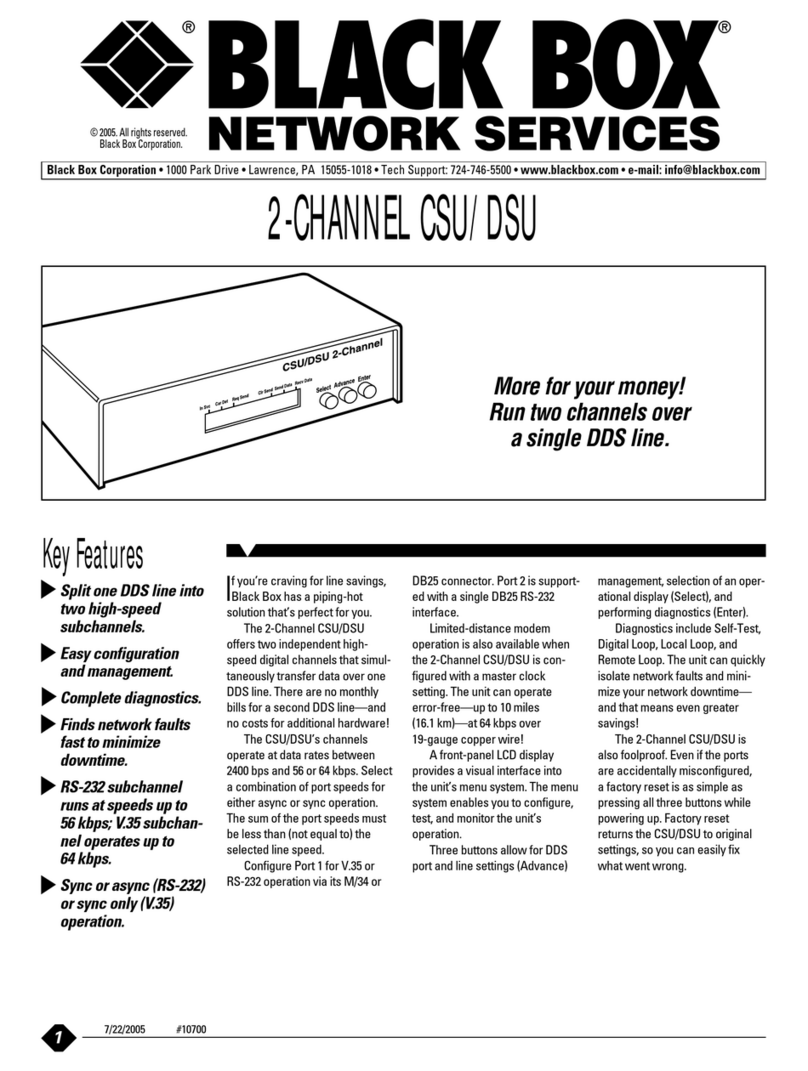 Black Box MT148A Manuale utente