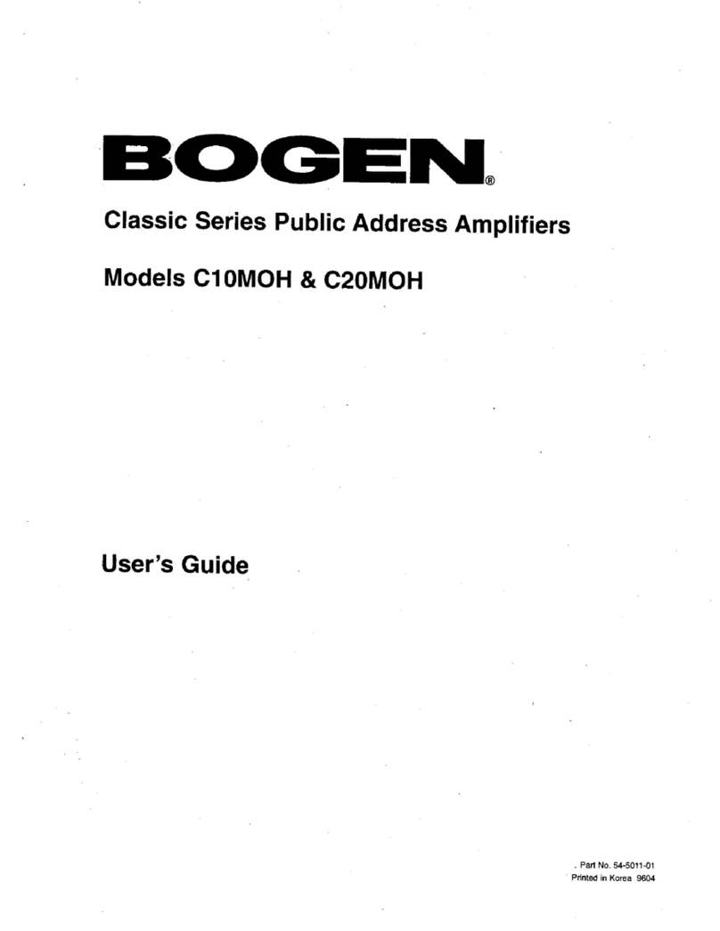 Bogen C10MOH Manuale utente