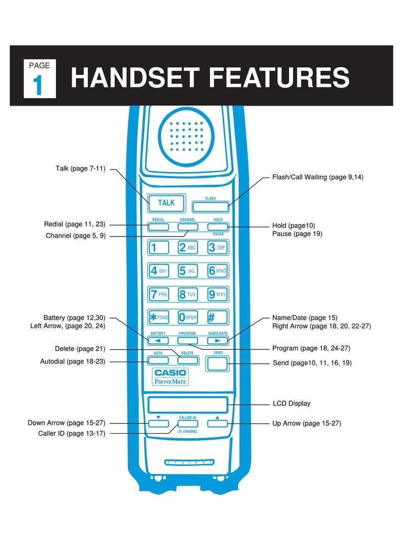 Casio CP-725 Manuale utente