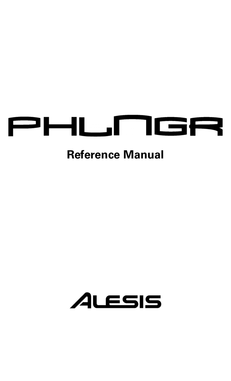 Alesis ModFX Phingr Manuale utente