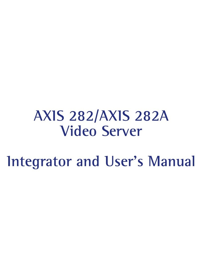 Axis 282 Manuale utente