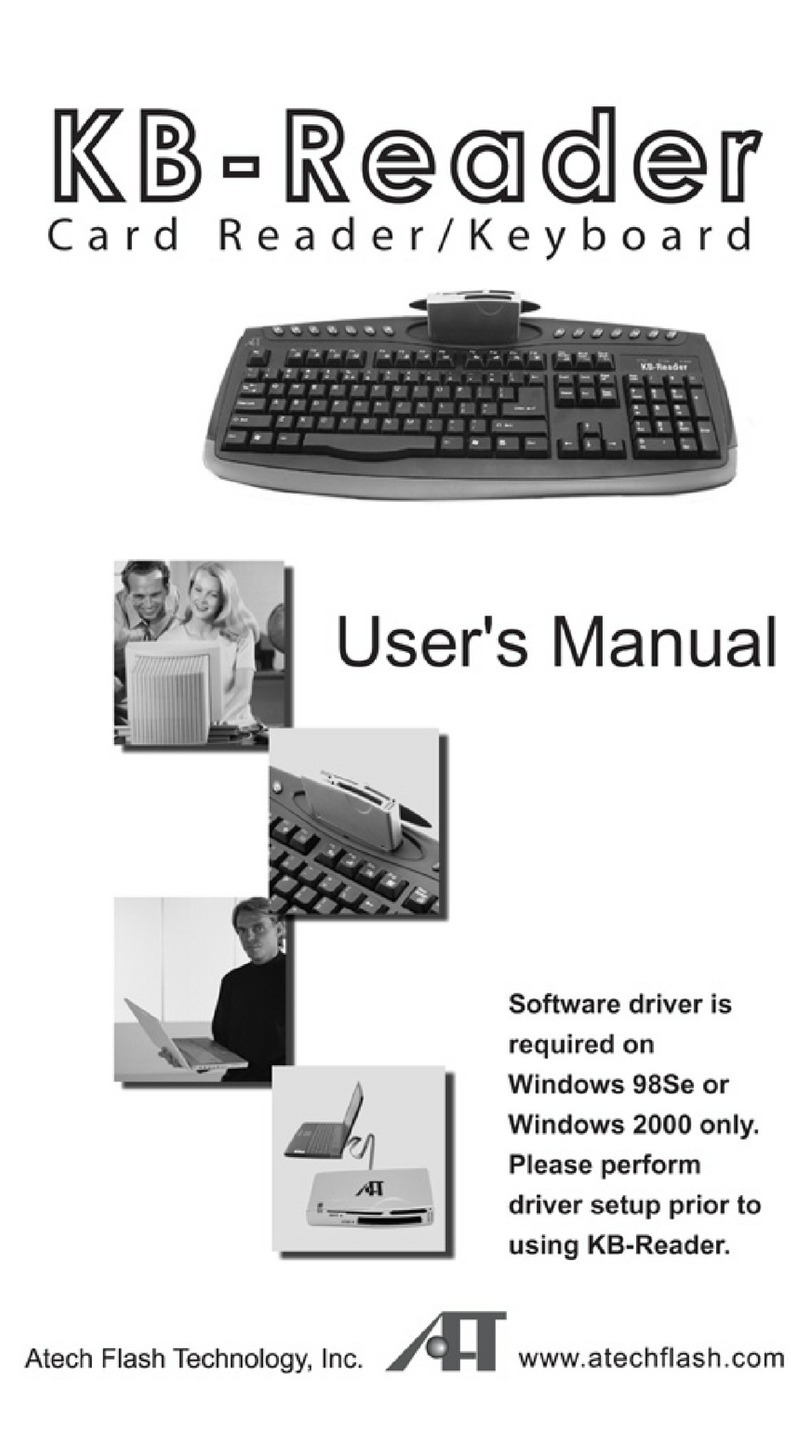 Atech Flash Technology KB-Reader Manuale utente