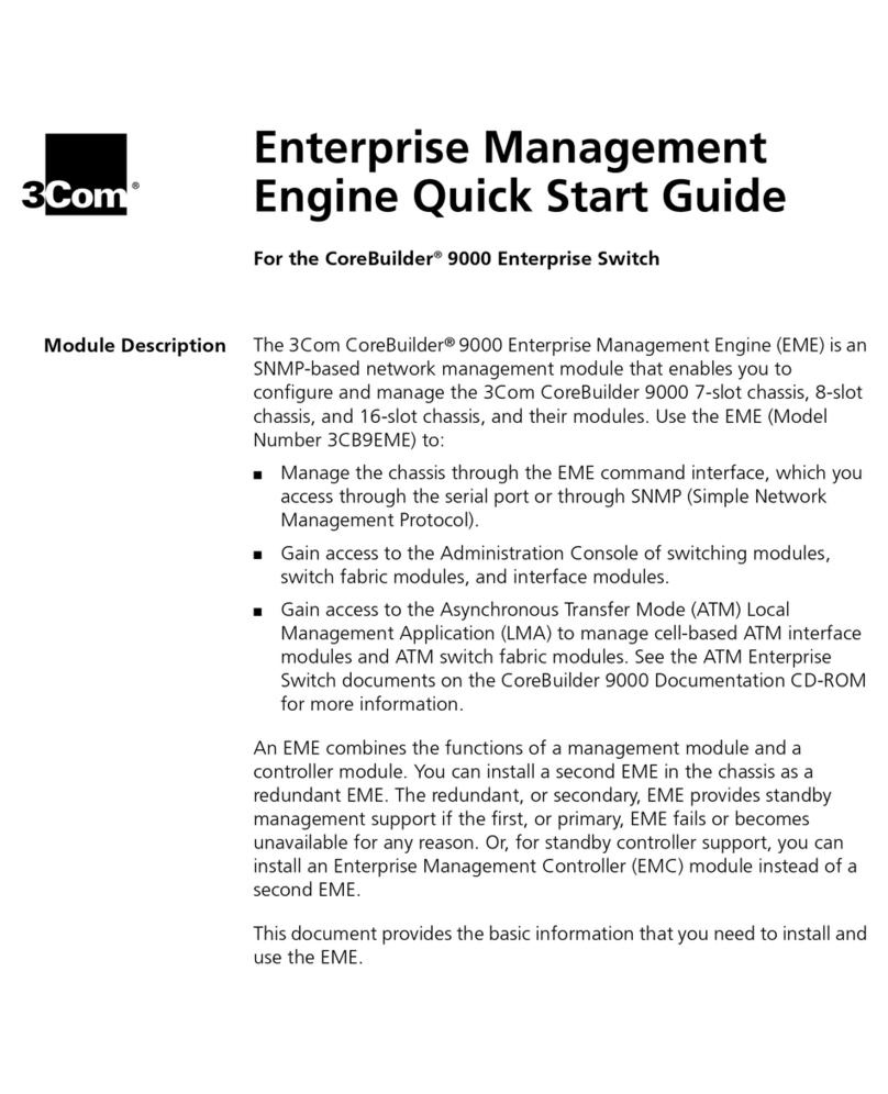 3Com CoreBuilder 9000 Manuale utente