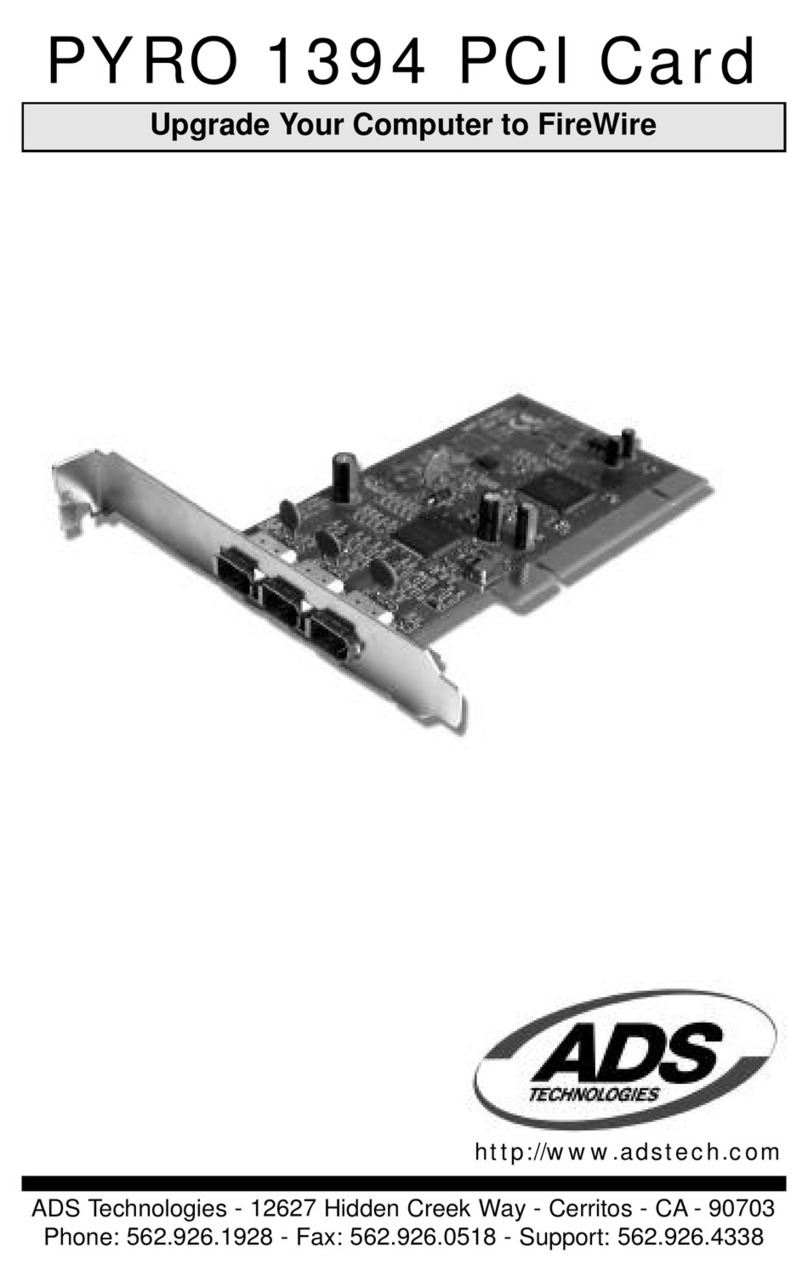 ADS Technologies API-310 Manuale utente