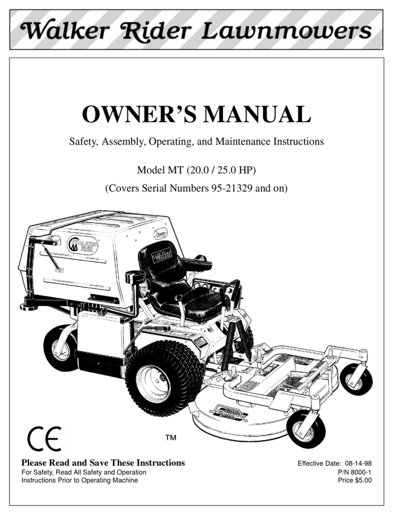 Walker MT, MTL, MTEFI, MTLEFI Manuale utente