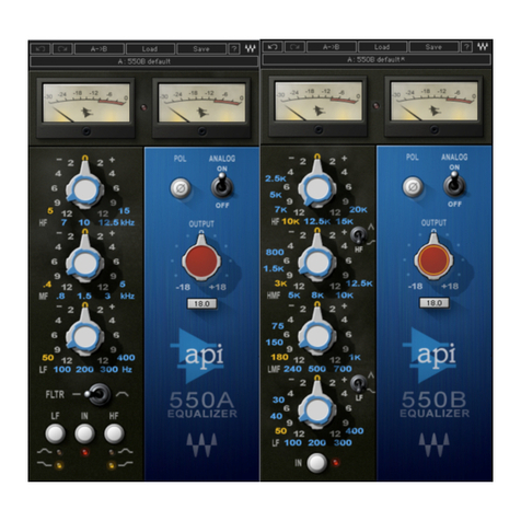 Waves API 550 Manuale utente