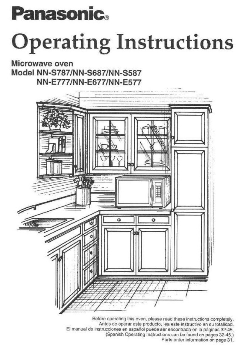 Panasonic NNE577 - MICROWAVE Manuale utente