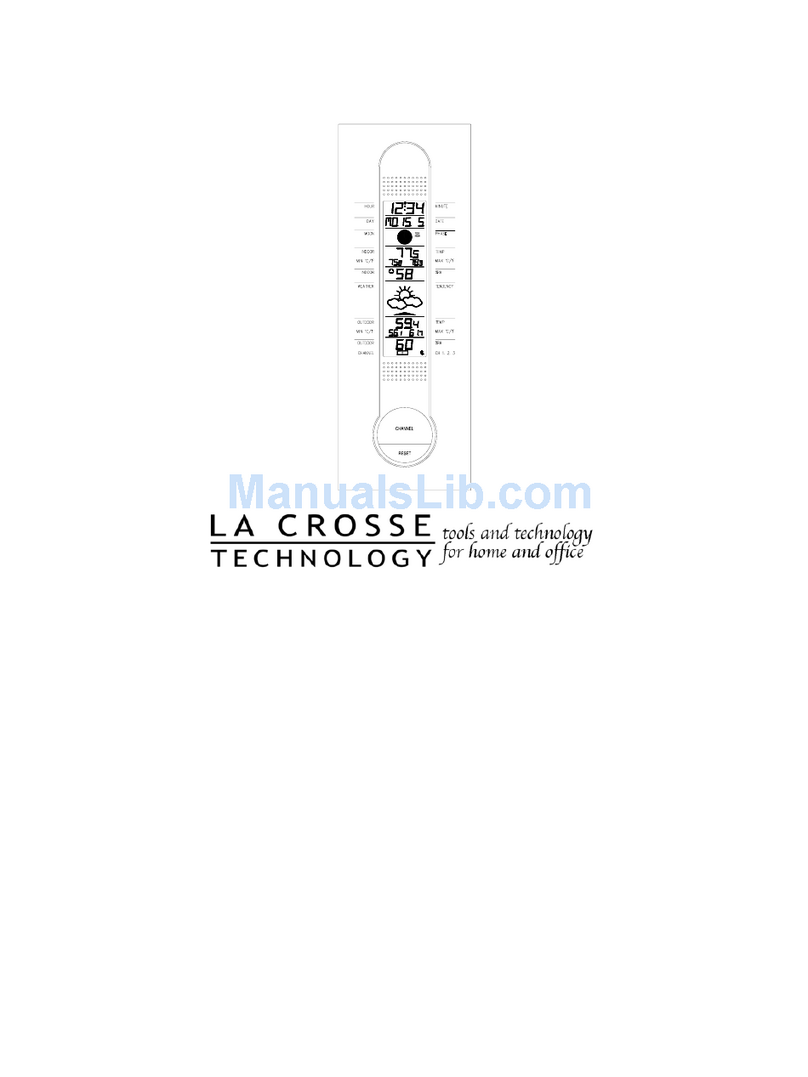 La Crosse Technology WS-7391UD Manuale utente