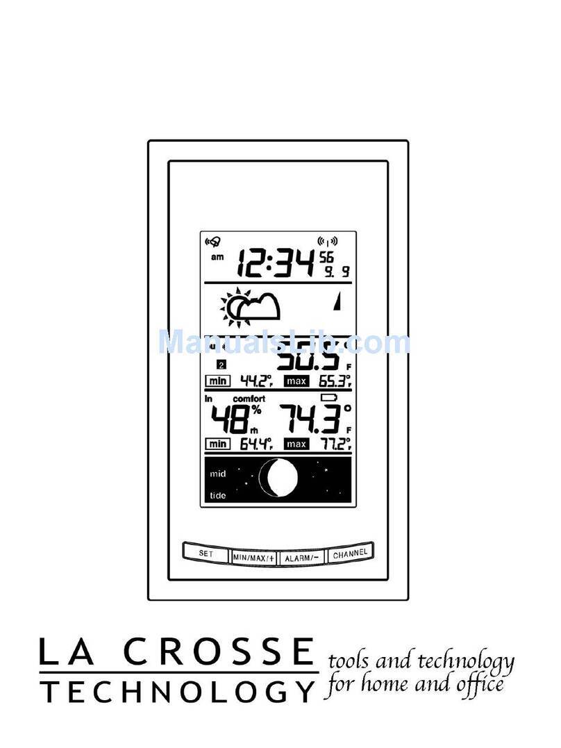 La Crosse Technology WS-9075TWC Manuale utente