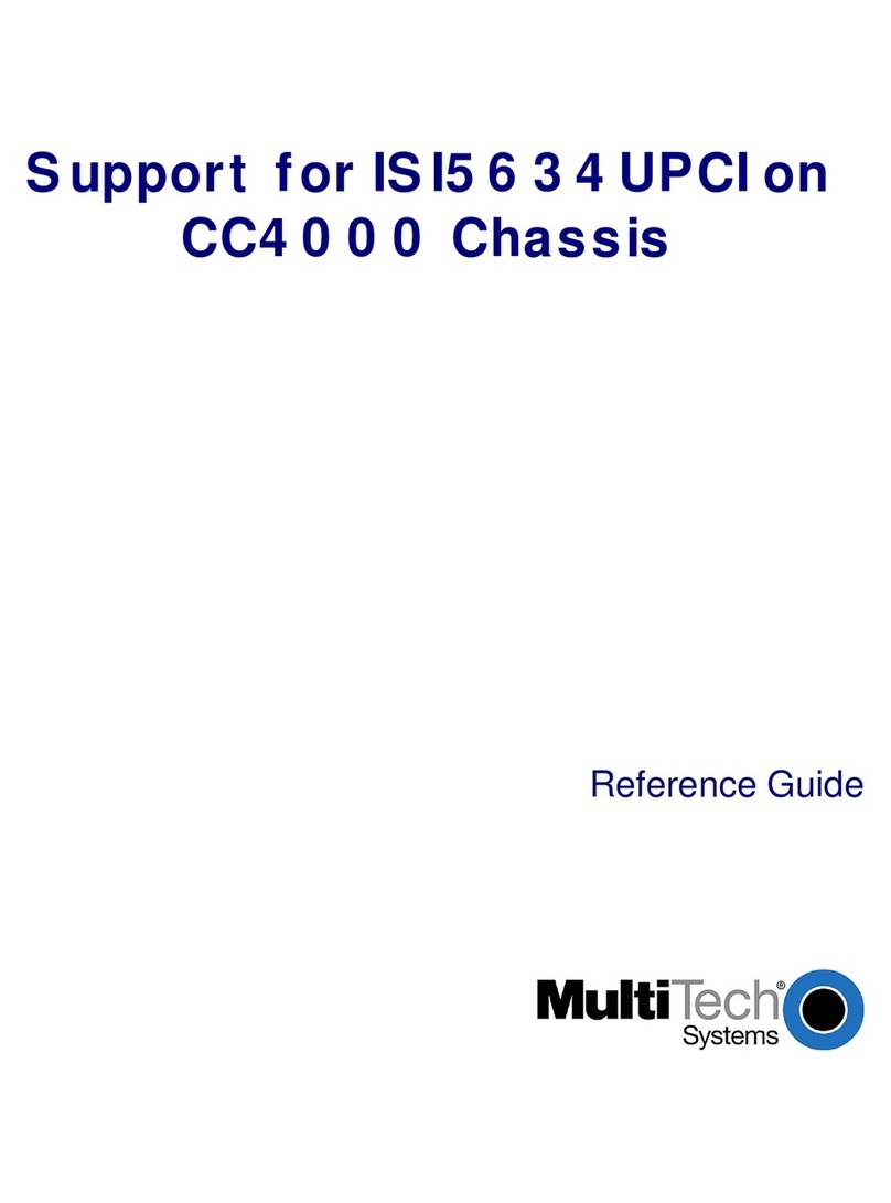 Multitech MultiModem ISI5634UPCI-4 Manuale utente