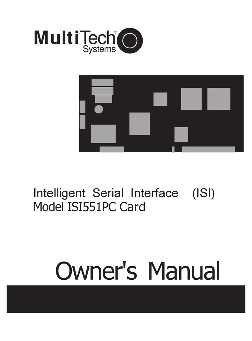 Multitech ISI551PC Manuale utente Multitech ISI551PC Manuale utente