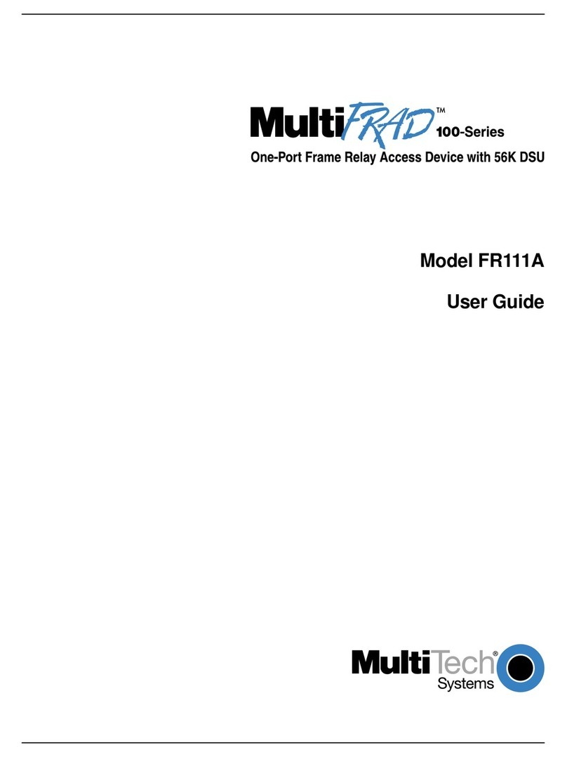 Multitech MultiFrad FR111A Manuale utente