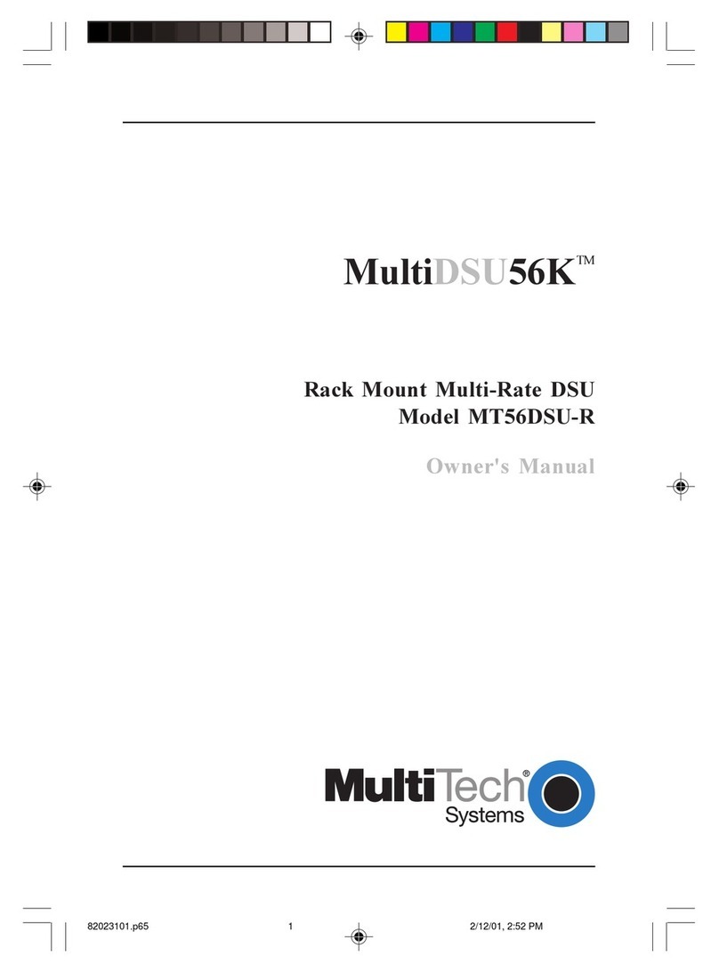 Multitech MT56DSU-R Manuale utente