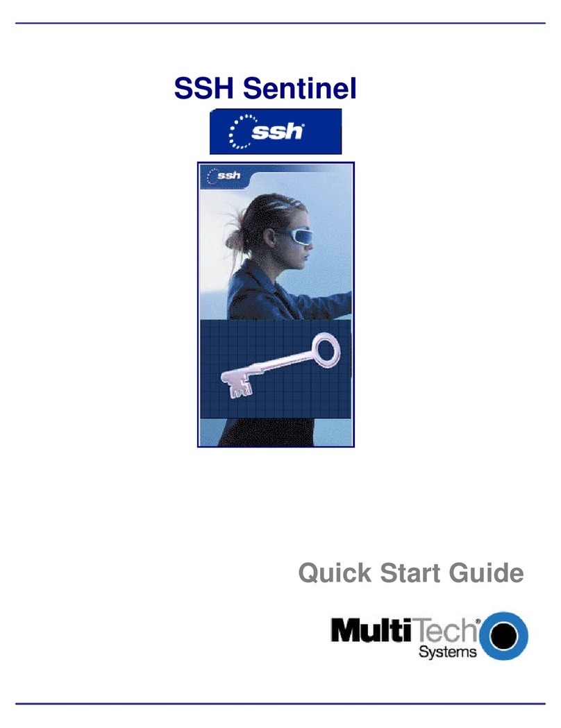 Multitech RouteFinder RF550VPN Manuale utente