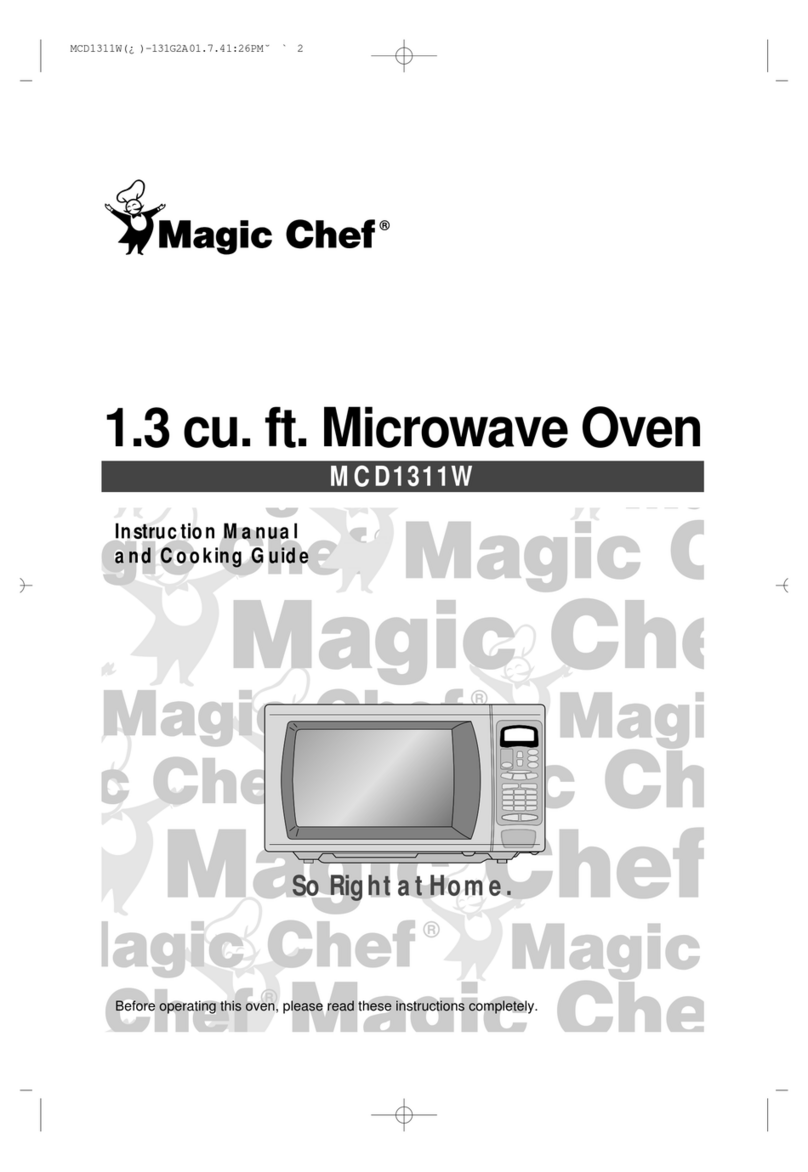 Magic Chef D1311 Manuale per l'uso e la cura