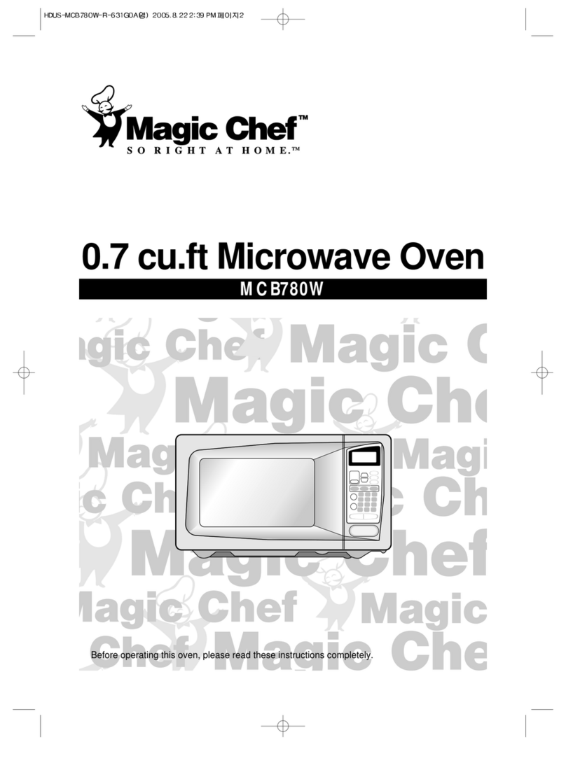 Magic Chef B780W Manuale utente