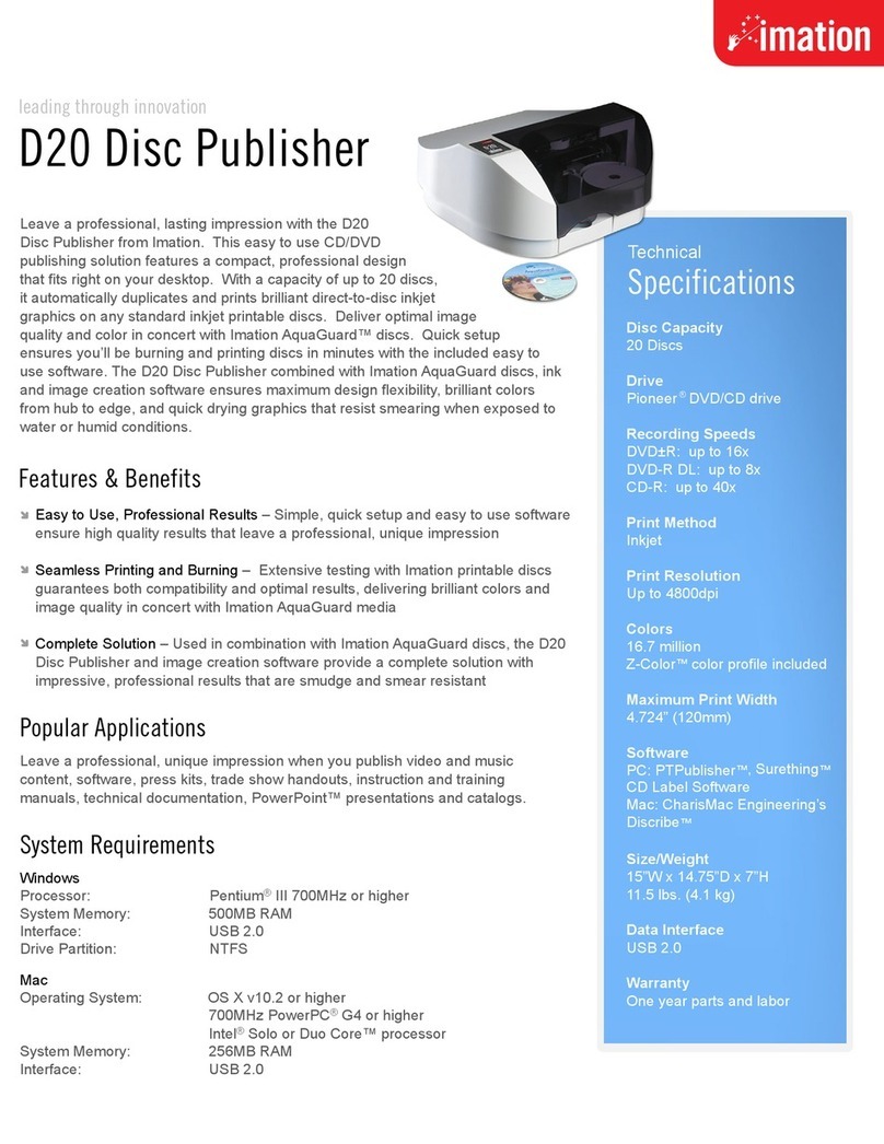 Imation D20 Manuale utente Imation D20 Manuale utente