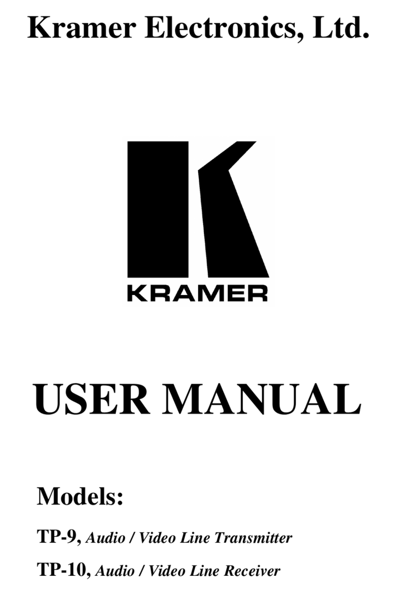 Kramer TOOLS TP-10 Manuale utente