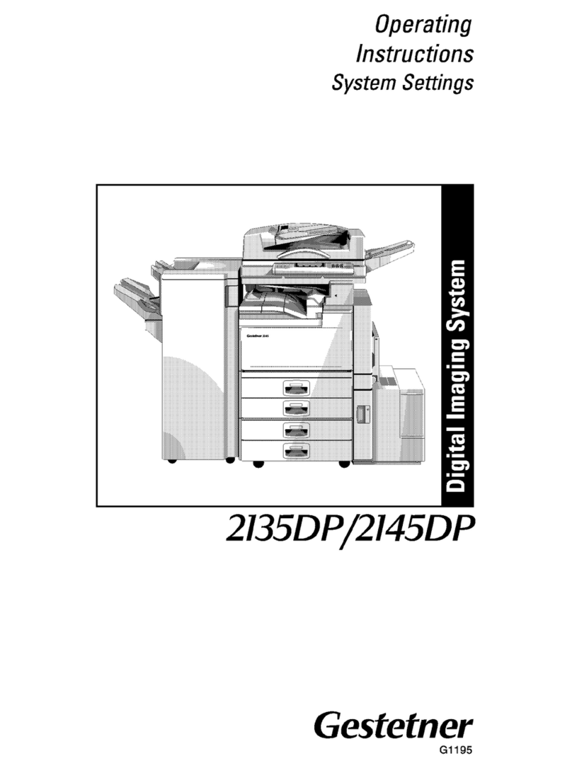 Gestetner 2135DP Istruzioni utente Gestetner 2135DP Istruzioni utente