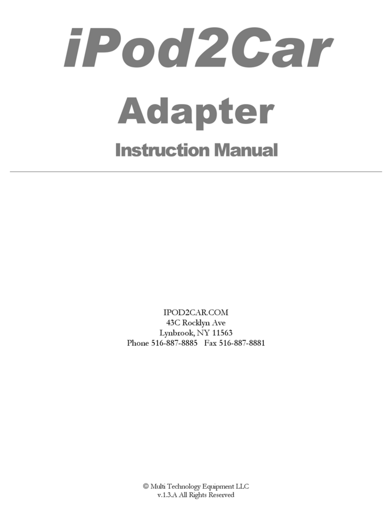 Peripheral Electronics iPod2car Manuale utente
