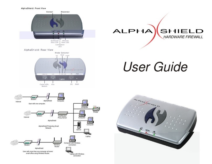 Alpha Shield FIREWALL Manuale utente