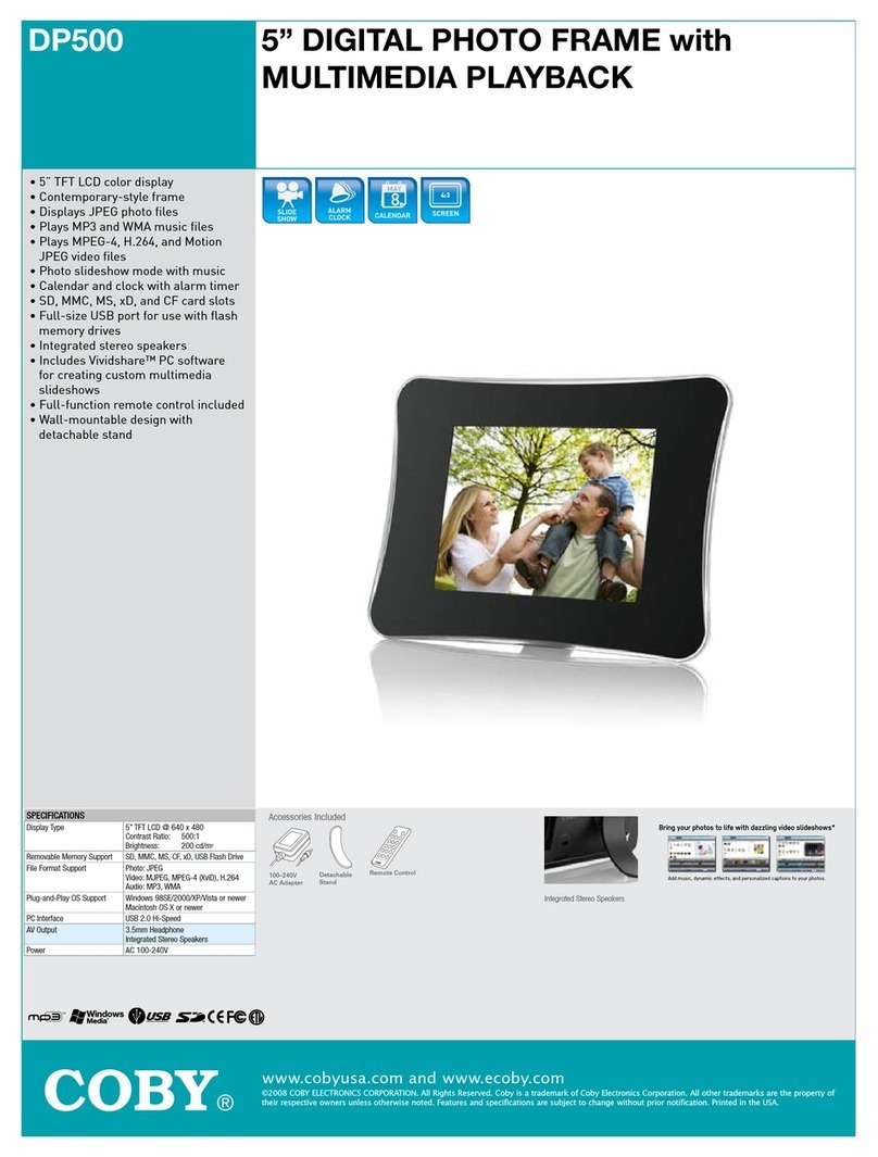 Coby DP500 Manuale utente