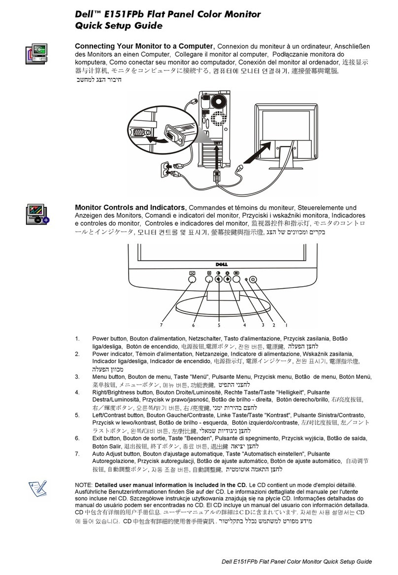 Dell E151FPb Manuale utente
