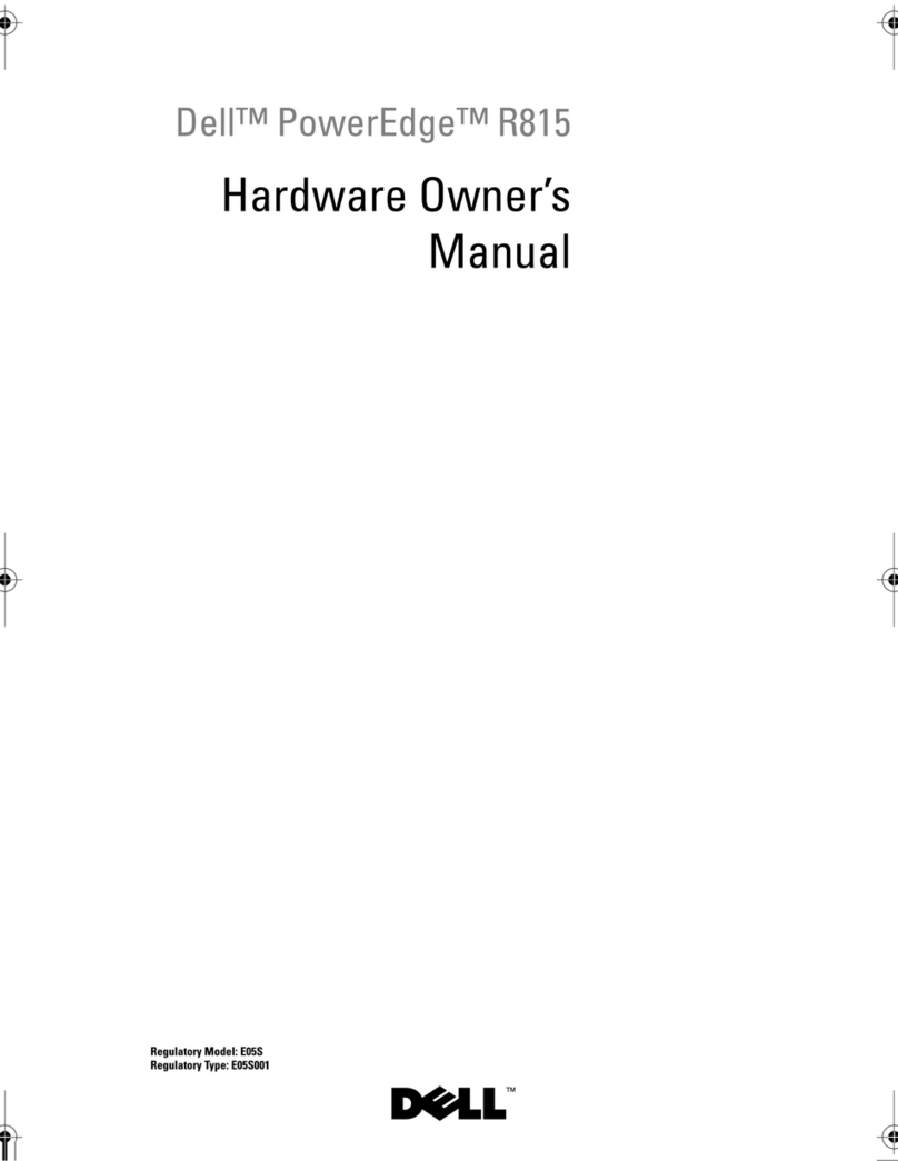 Dell PowerEdge E05S Manuale utente