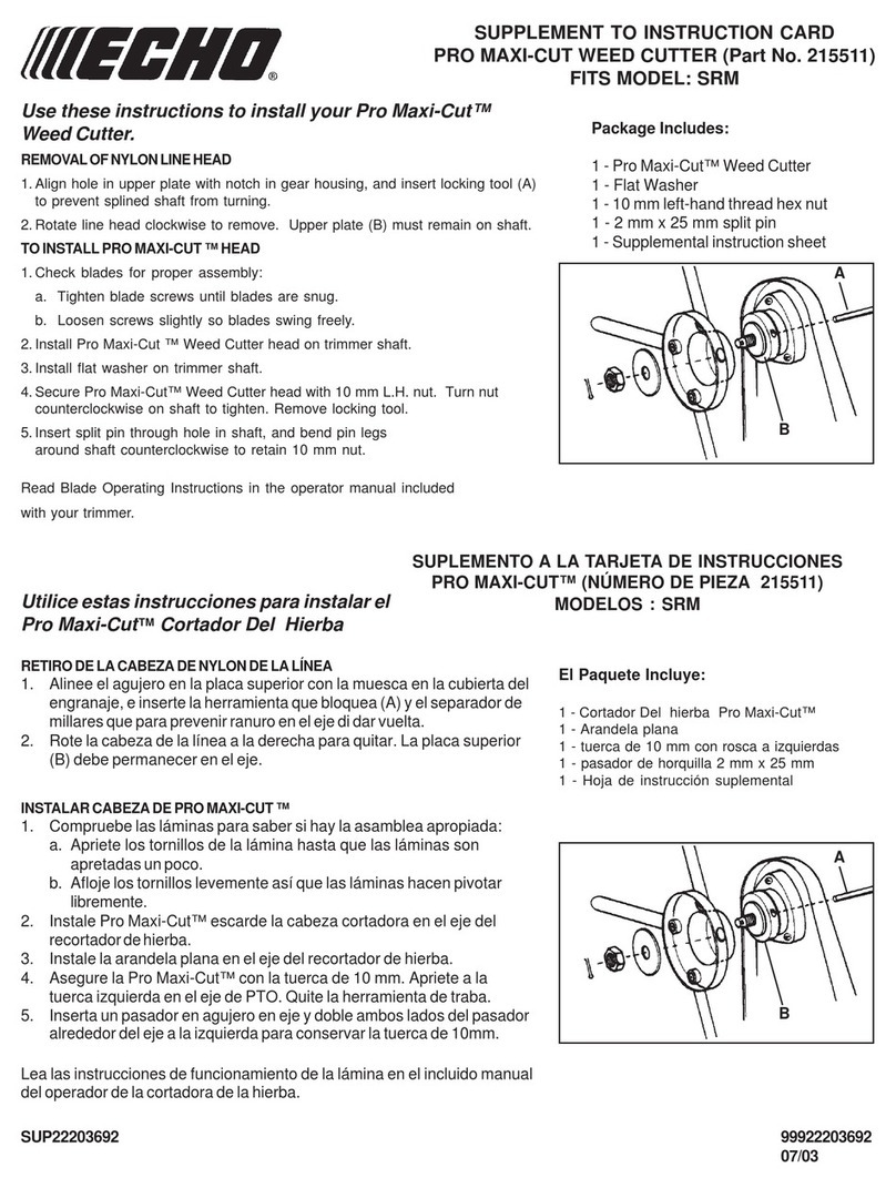 Echo SRM Manuale del proprietario