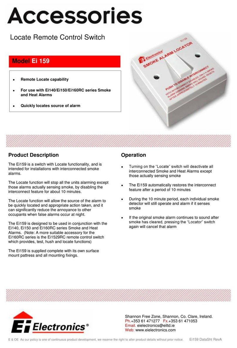 Ei Electronics Ei 159 Manuale utente