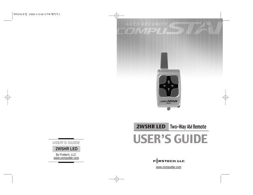 CompuSTAR 2WSHR LED Manuale utente