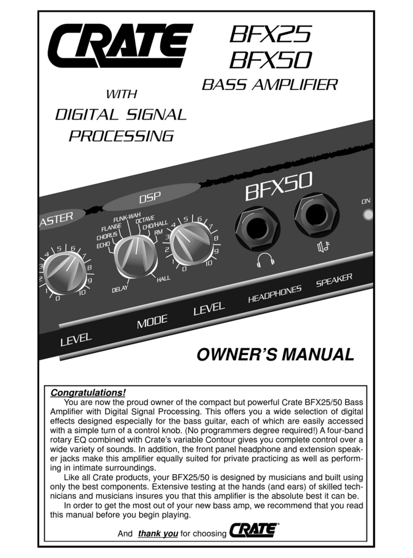 Crate BFX50 Manuale utente