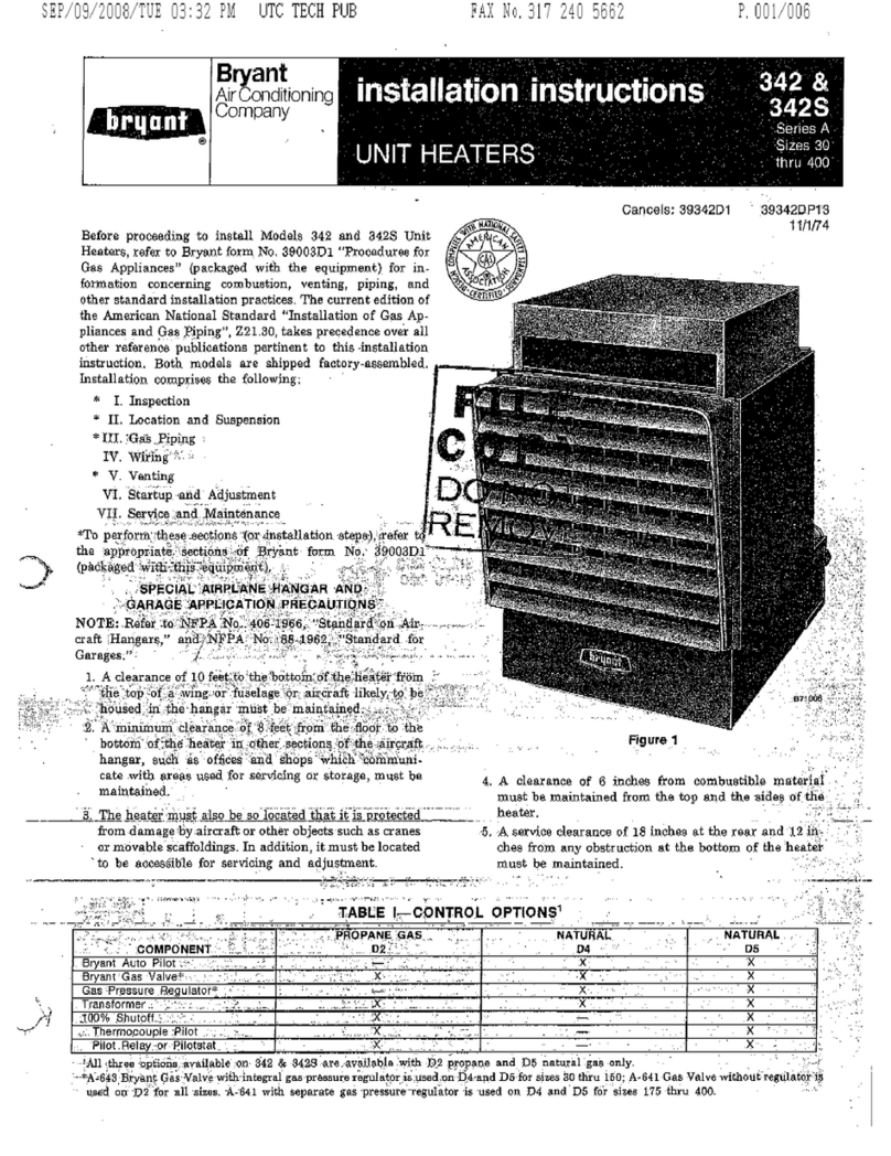Bryant 342 Manuale utente