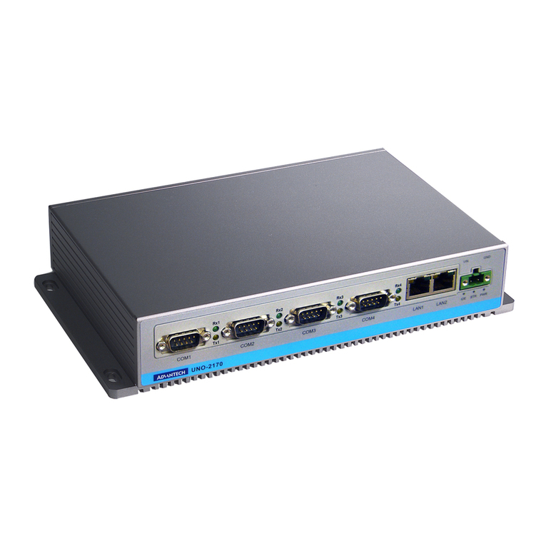 Advantech Celeron M Universal Network Controller with PC/104 Extension... Manuale utente