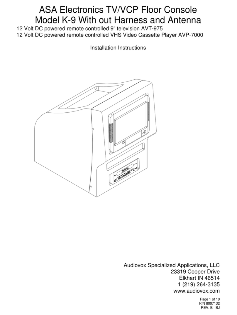 ASA Electronics K-9 Manuale utente