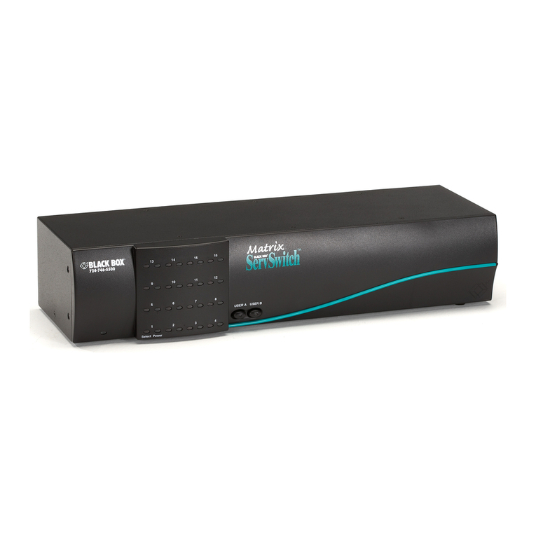 Black Box ServSwitch Manuale utente