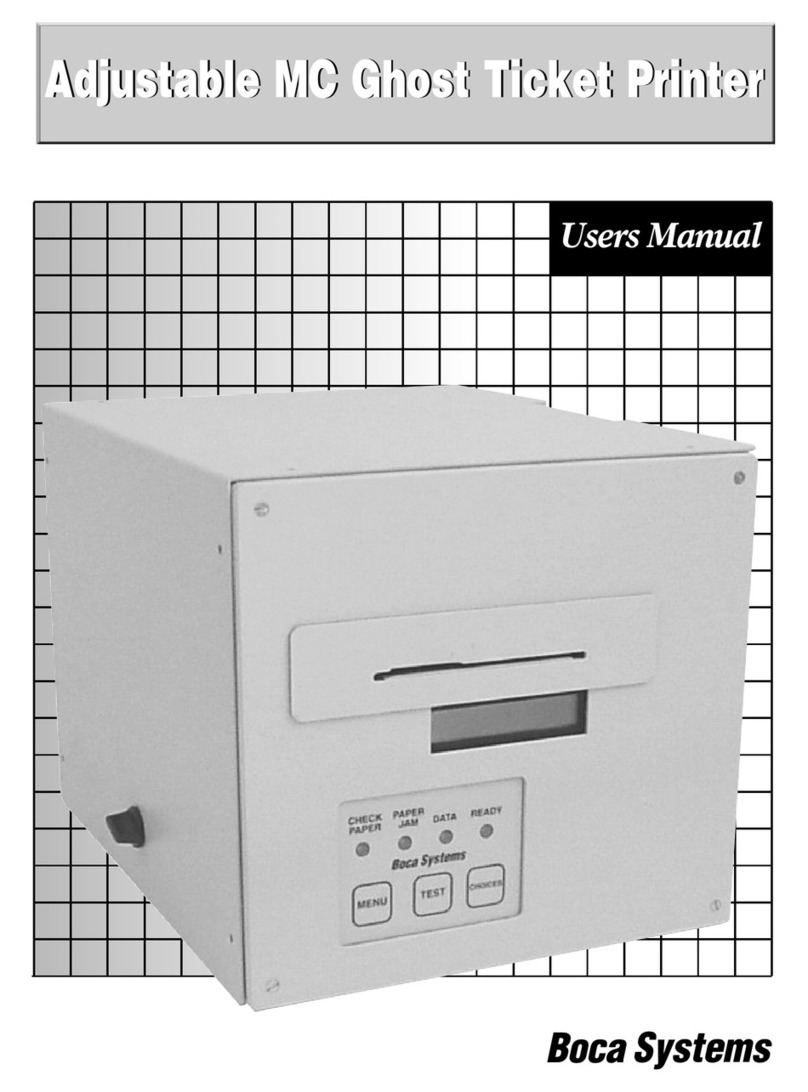 Boca Systems Adjustable MC Ghost Manuale utente Boca Systems Adjustable MC Ghost Manuale utente