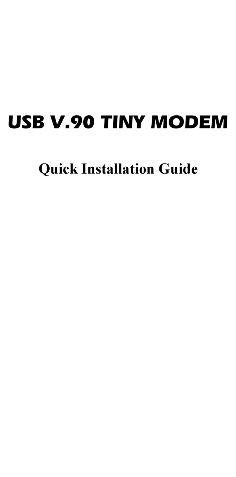 Abocom Modem UTM560 Manuale utente