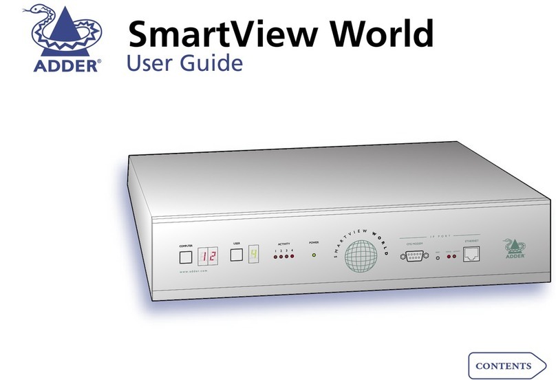 ADDER Switch Manuale utente