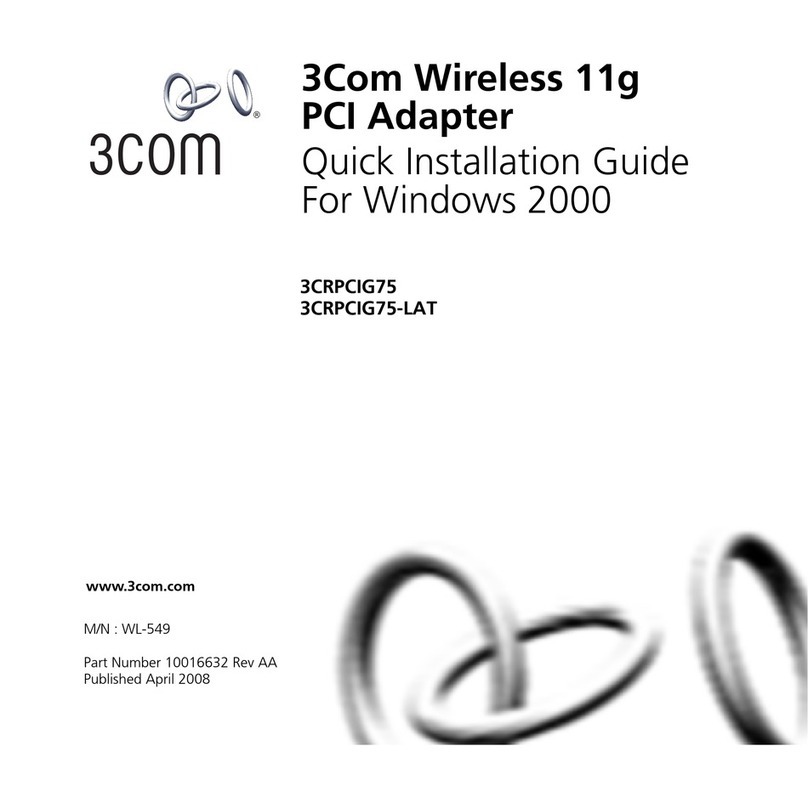 3Com 3CRPCIG75 Manuale utente