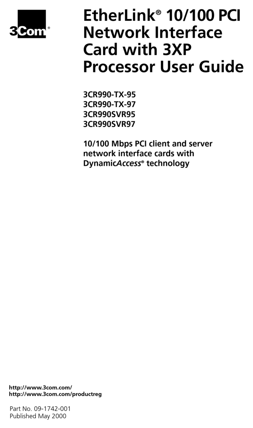 3Com EtherLink 3CR990-TX-95 Manuale utente