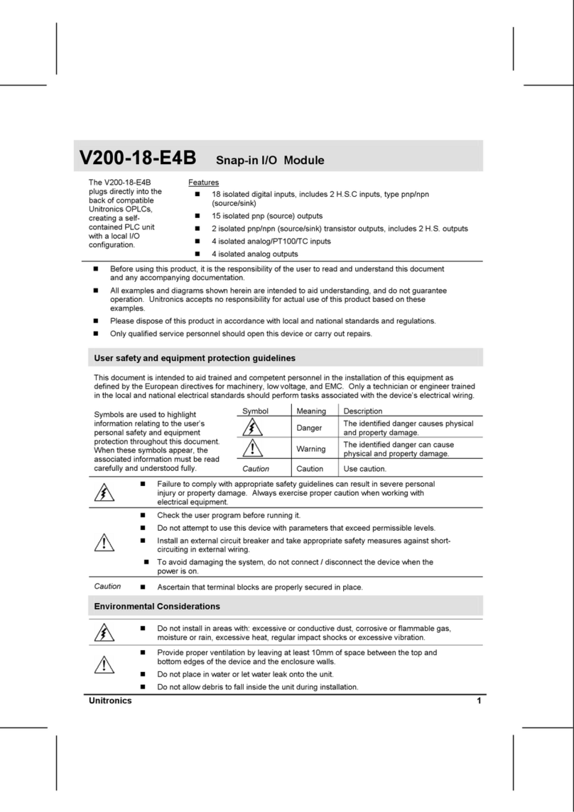 Unitronics V200-18-E4B Manuale utente