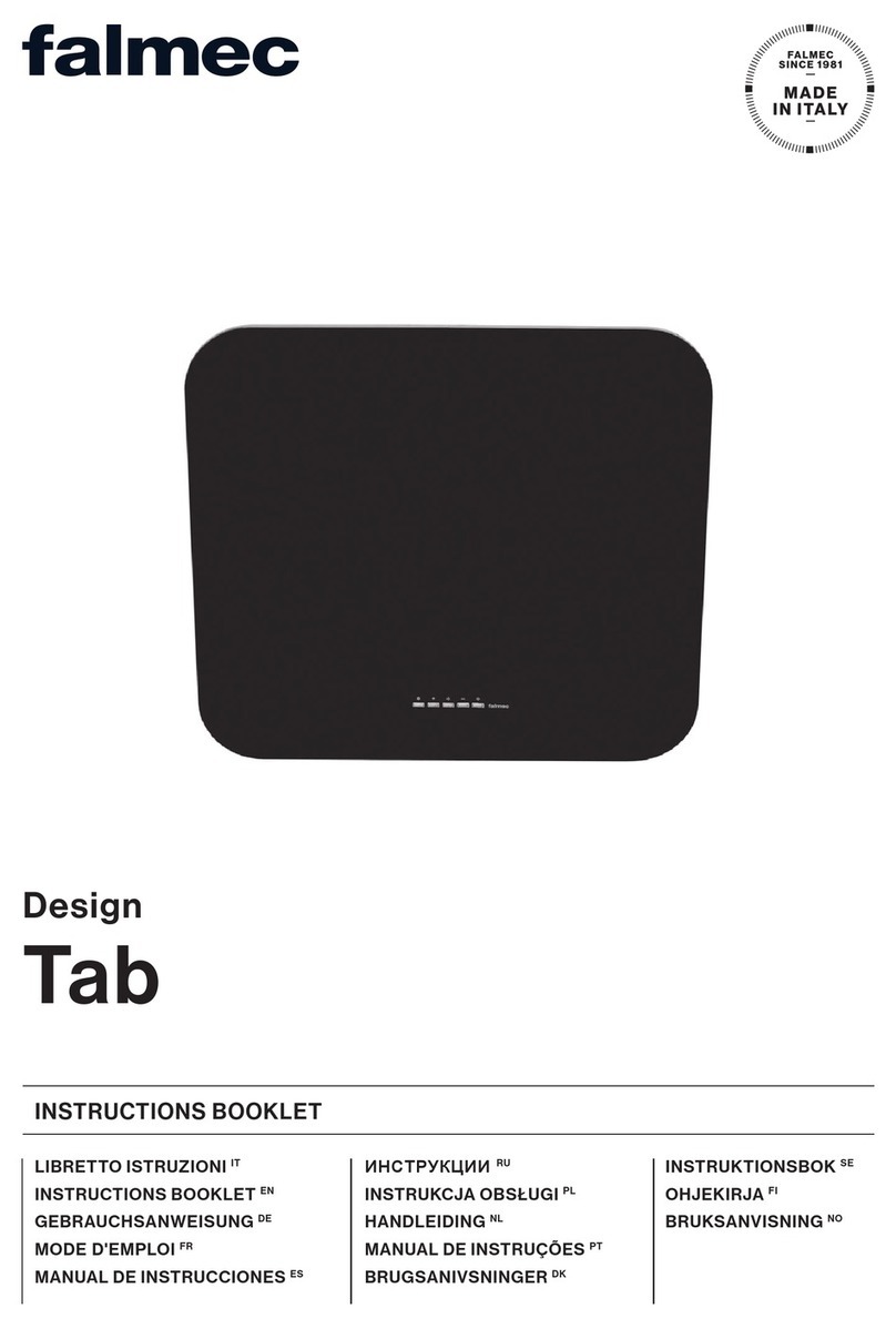 FALMEC Tab TAB80W Manuale utente