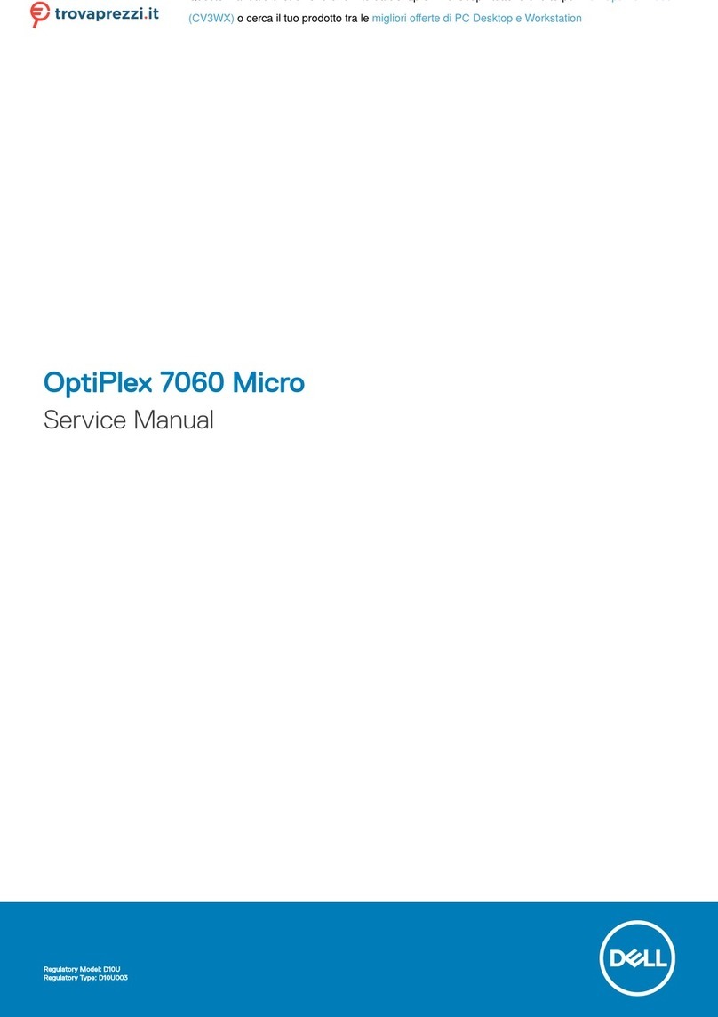 Dell OptiPlex 7060 Micro Manuale utente