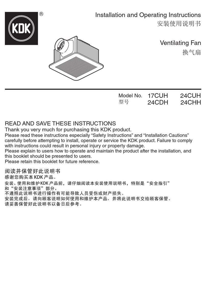 KDK 17CUH Manuale utente